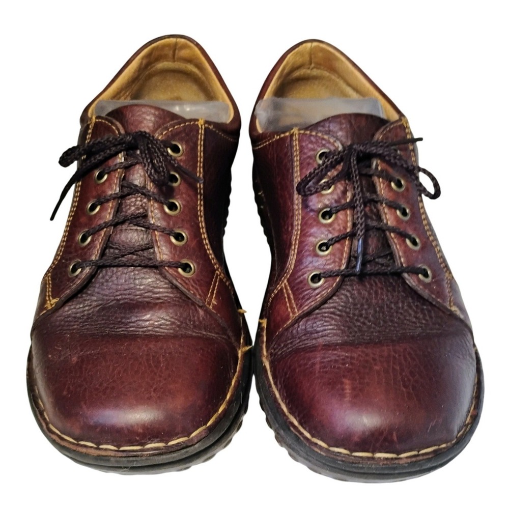 Born Men's Leather Oxford Shoes Size 11 Brown‎ Lace Up Comfort Dress Casual